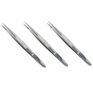 Pinces à éclats en acier inoxydable de haute qualité, pinces de précision pour usage médical, pinces à éclats professionnelles - Product Image 1