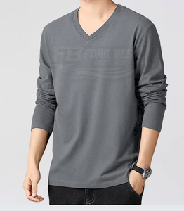 Camiseta de Cuello Redondo para Hombre, Corte Regular, Spandex/Poliéster, Tejido de Punto de 150 g/m, Diseño Deportivo Sólido, Transpirable, Diseño Personalizado - Product Image 2