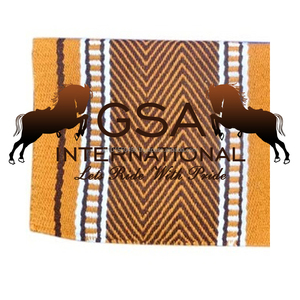 Couverture de selle en laine de Nouvelle-Zélande 100% conçue sur mesure 34x36 Western Pad Fabricant de gros au meilleur prix - Product Image 6