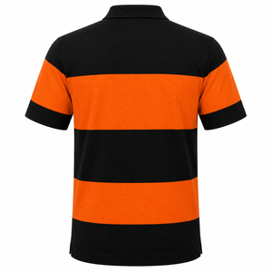 Factory Price Men Striped Collar <b>Shirt</b> Trendy <b>Y2K</b> Short Sleeve Stripe <b>Shirt</b> Wholesale Fashion Mens Horizontal Striped <b>Shirt</b> - Product Image 2