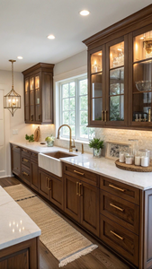 Custom Wooden Cabinet Door Fronts Solid Wood Modern Kitchen Panels Eco-Friendly Durable Modular Kitchen Design - Product Image 2