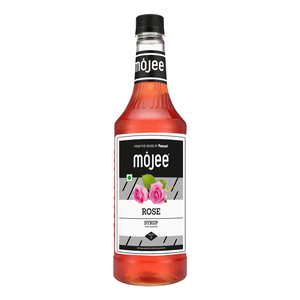 Jarabe de Rosa Mojee, Botella de 1000 ML, Sabor Floral Dulce, Sin Saborizantes Artificiales para Bebidas - Product Image 1