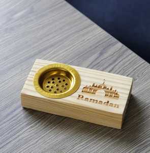 Brûleur d'encens en bois au prix de gros, porte-encens unique en bois de designer, porte-encens artisanal indien pour la décoration intérieure - Product Image 1