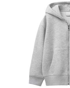 Custom Men's 100% Cotton <b>Zip</b> Up Hoodie Full Zipper <b>Hooded</b> Sweatshirt Casual Streetwear Custom Logo OEM ODM Wholesale - Product Image 2