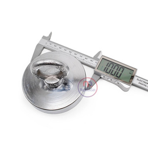 Aimant en pot en néodyme en acier inoxydable de 100 mm de qualité industrielle, force de traction de 250 kg pour applications de montage magnétique, soudage et découpe - Product Image 3