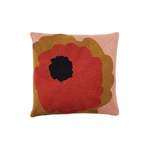 Funda de Cojín Moderna de Lana con Bordado Cachemir y Puntada de Cadena para Sofá, Sala de Estar, Patrón Geométrico Vintage, ¡Gran Venta! - Product Image 1