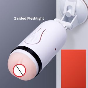 Godet de masturbation pour homme à double fonction, en silicone TPR, avec ventouse puissante et simulation vaginale - Product Image 2