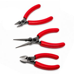 Premium 3 Piece Stainless Steel Jewelry Pliers Tool Set for Beading <b>Wire</b> Wrapping <b>Craft</b> Making - Product Image 1