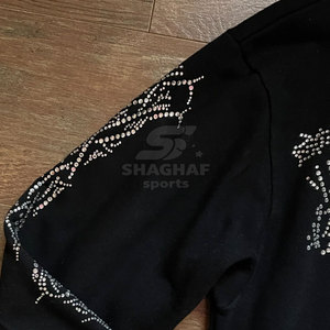 Men Rhinestone Sweatshirt Low MOQ Men Rhinestone Sweatshirt At Wholesale Price Made In Pakistan - Product Image 5