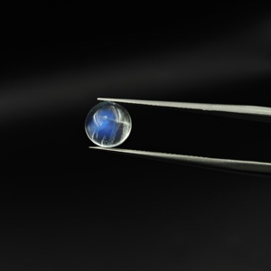 Pierre de lune arc-en-ciel blanche naturelle 8 mm, pierre précieuse ronde taille brillant, 50 carats, pierres précieuses en vrac pour la bijouterie, commande en gros - Product Image 6