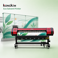 Imprimante numérique à jet d'encre Kongkim à solvant écologique pour impression intérieure et extérieure, idéale pour l'impression de grandes bannières et de bâches.