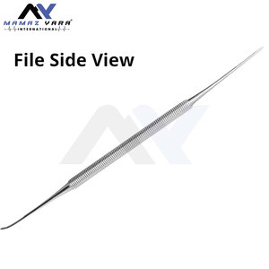 Lime à ongles incarnés professionnelle double face en acier inoxydable de haute qualité, nouveau design pour le nail art et l'utilisation en salon - Product Image 2