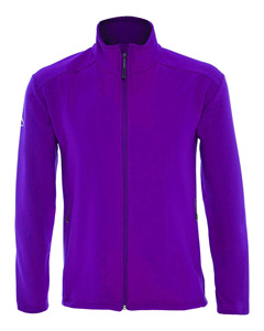 Men's Red <b>Heated</b> Thick Fleece <b>Jacket</b> Full Zip Hooded Collar Casual Winter Wear Regular Fit Polyester/Cotton Material Color - Product Image 2