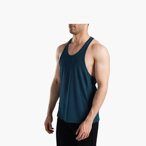 เสื้อกล้ามกีฬาผู้ชายสีแดงแบบสั่งทำขายส่ง คุณภาพสูง ยืดหยุ่น ระบายอากาศได้ดี สวมใส่สบาย เหมาะสำหรับออกกำลังกายและเล่นกีฬาฤดูร้อน - Product Image 2