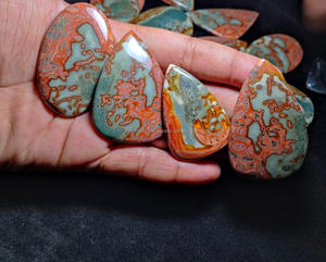 คริสตัลขัดมันทุกขนาดทำจากหินอัญมณีอัญมณีทรงหลวมพลอยสังเคราะห์พลอยสังเคราะห์สังเคราะห์สังเคราะห์สังเคราะห์จากธรรมชาติ - Product Image 2