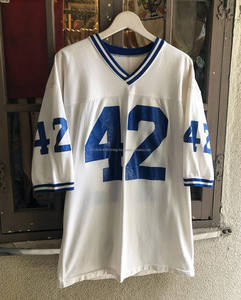 Camiseta de manga corta transpirable para hombre, Camiseta con hombros caídos, de verano, malla de fútbol Deportivo de diseñador personalizado, camiseta de 250GSM - Product Image 3