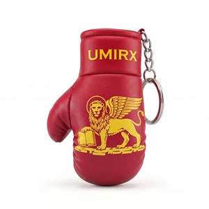 Llavero de Guante de Boxeo Miniatura con Bandera de Venecia, León de San Marcos, Orgullo Veneciano, Guantes de Boxeo, Anillo para Llaves, Recuerdo, Regalo, Logotipo Personalizado - Product Image 1