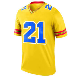 เสื้อฟุตบอลอเมริกันแบบมีสไตล์ สกรีนโลโก้ได้ตามต้องการ น้ำหนักเบา สีพื้น คุณภาพพรีเมียม สวมใส่สบาย - Product Image 2