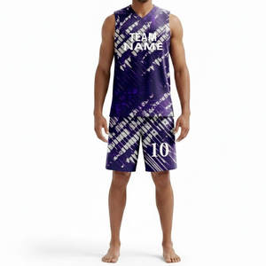 Uniformes de Baloncesto Personalizados de Alta Calidad, Camisetas Sublimadas al por Mayor, Hechas Profesionalmente, 100% Poliéster Transpirable - Product Image 4