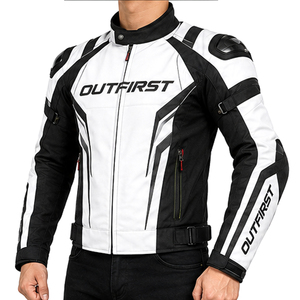 Veste de moto en cuir sur mesure pour l'hiver, coupe-vent, anti-UV, équipement de protection pour la course - Product Image 1