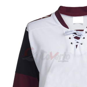 Vente en gros de maillots de hockey sur glace pour hommes grandes tailles, marque privée, best-seller en ligne - Product Image 5