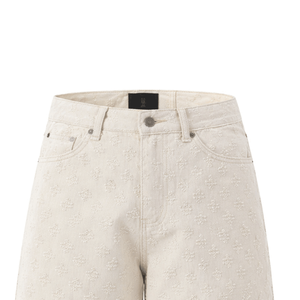 Fabricante de Shorts de Mezclilla con Pedrería de Marca Blanca, Servicios OEM, Producción Confidencial y Personalización de Marca - Product Image 3