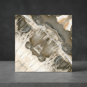 Vente en gros de carreaux de douche en porcelaine blanche 60x60 Carreaux de sol émaillés brillants de 9mm d'épaisseur 600x600 24x24 Designs Book Matched - Product Image 5