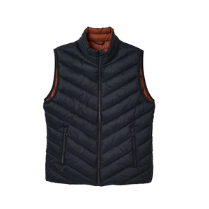 Gilet matelassé pour homme de qualité supérieure, manteau d'hiver en duvet pour l'extérieur, couleur noire, sans manches, fermeture éclair, imperméable, pour garçons - Product Image 1