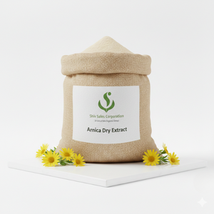 Poudre d'extrait d'arnica de qualité supérieure pour la production de produits de beauté, de soins de la peau et de soins personnels - Product Image 1