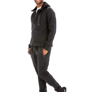 Conjunto Deportivo de 2 Piezas para Entrenamiento de Invierno, Personalizado por Inland Industries, en Algodón, Cortavientos, Transpirable, con Cordón Ajustable y Cierre - Product Image 2