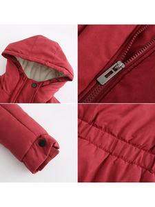 Dernière conception, veste parka d'hiver pour femme, sur mesure, OEM, doublée de fourrure Sherpa, manteau rembourré chaud, fabricant, marque privée - Product Image 5