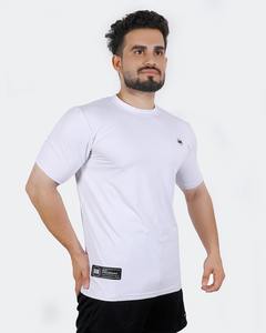 Camiseta de manga corta que absorbe la humedad, de secado rápido, transpirable, de alto rendimiento atlético para hombre, camiseta de gimnasio personalizada OEM. - Product Image 1