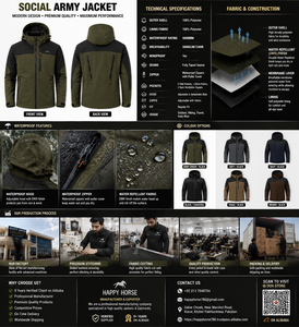 Veste softshell coupe-vent pour homme, color-block, fermeture éclair, hiver, coupe droite, col montant, logo frontal - Product Image 4