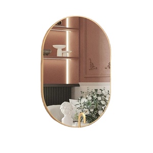 Miroir mural asymétrique irrégulier en métal vintage durable en aluminium de fabricant professionnel - Product Image 1