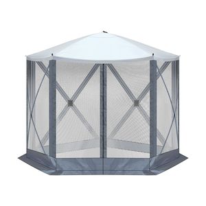 Tenda Pop-Up da Campeggio 3x3 Metri per Esterni, Gazebo Portatile per Campeggiatori - Product Image 4