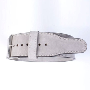 High Quality Gym Fitness Lifting Professional Belt Cheap Rate Training <b>Leather</b> Durable Weightlifting Belt - Product Image 3