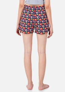 Shorts en coton imprimé pour femmes avec cordon de serrage à la taille et poches, coupe décontractée, respirant, taille mi-haute - Product Image 5