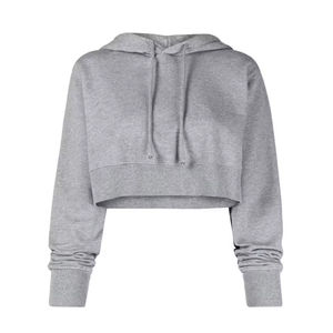 Sudadera con capucha para mujer con logo personalizado, estilo streetwear, para gimnasio, casual, con lavado ácido y corte crop - Product Image 1