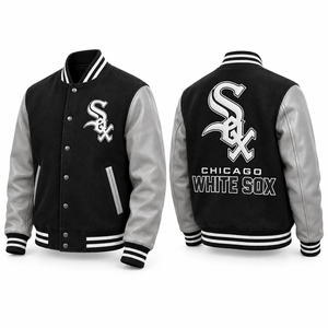 Vestes de baseball scolaires personnalisées, designs de vêtements de campus, mode streetwear, style quotidien, looks urbains, assortiments de boutique - Product Image 5