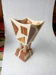 Quemador de incienso tradicional indio de madera y resina, hecho a mano, para uso religioso, espiritual, pooja, meditación y decoración del hogar, en oferta. - Product Image 4