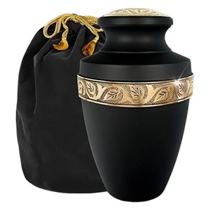 Best Selling Large Cremation Urns Modern Design Handmade Human Ashes Quality 3.4 L Capacity Funeral Supplies - Product Image 1