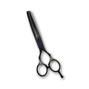 Tijeras de Peluquería Plegables Ligeras de Acero Inoxidable Japonés 4Cr13 de Alta Calidad con Mango Mediano para Adelgazar el Cabello - Product Image 1