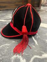 Premium Kadife Havlu Kumaşlı Onur Şapkası Özel Nakış Harfli Logo OEM Toptan Snapback Mezuniyet Akademik Unisex Ayarlanabilir