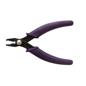 Pince professionnelle pour extensions de cheveux en acier inoxydable, outil d'application pour extensions de cheveux à micro-anneaux et nano-anneaux - Product Image 1