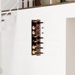 Porte-bouteilles mural moderne, rangement vertical, idéal pour la maison, le bar, la cuisine et la salle à manger, vente en gros depuis l'Inde - Product Image 5