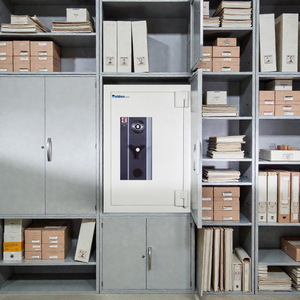 Caja Fuerte Ignífuga para Documentos de Oficina, Tamaño 2, Resistente al Fuego y al Robo, con Seguridad Adicional para Oficina - Product Image 1