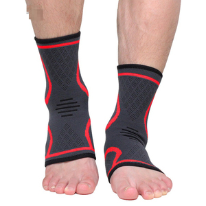 2026 Paire de socles de maintien de cheville élastiqués à compression pour Kickboxing, Arts Martiaux, Boxe, à talon ouvert - Product Image 1