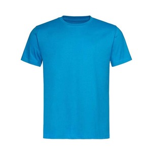 T-shirt décontracté pour homme, vert olive, manches courtes, coupe classique, col rond, jersey en coton, poche sur le devant - Product Image 4