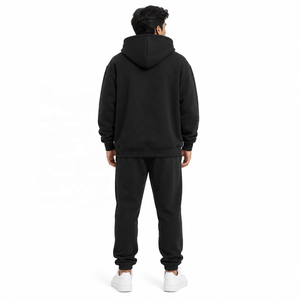 Conjunto de Sudadera con Capucha y Pantalones Deportivos de Forro Polar Grueso para Hombre, con Interior Suave y Cálido, Proveedor Mayorista OEM - Product Image 3
