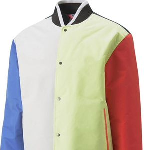 Wholesale Custom <b>Baseball</b> Varsity <b>Jacket</b> Windproof Street Wear Canvas Unisex Customized Size - Product Image 3